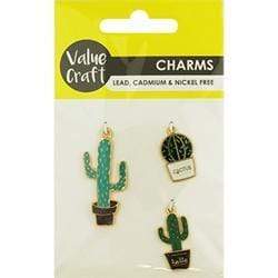 AussieSuperStore Jewellery Making Supplies Cactus Charm Set Cactus Charm Set | Jewellery Making Beads | Jewellery Making Supplies 9331468055693 VJY700